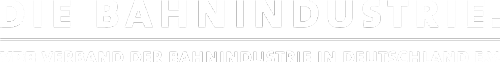 Verband der Bahnindustrie in Deutschland e.V. Logo