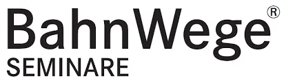 Logo der BahnWege Seminare mit Schriftzug auf weißem Hintergrund.