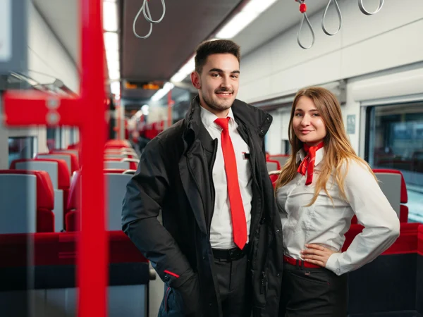 Zugbegleiter bei der ÖBB